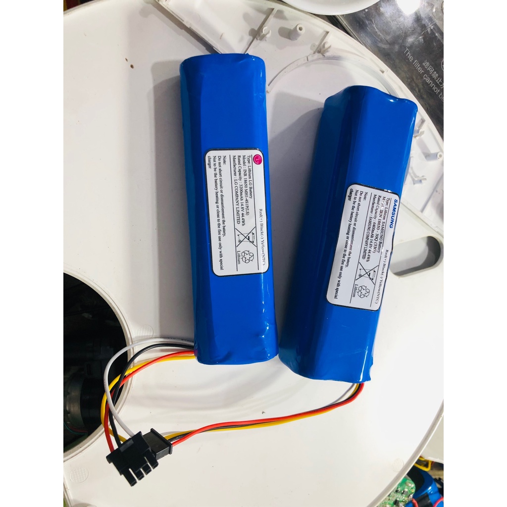 Pin Samsung 6400/7000mAh & LG 3200mAh  Nâng cấp cho Robot hút bụi Xiaomi Mi Vaccum Mop