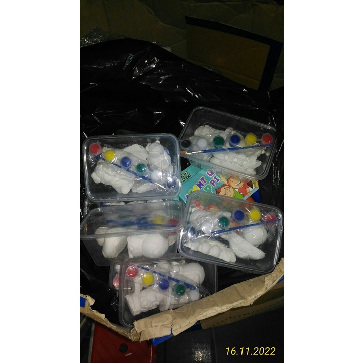 Hộp Tượng tô màu thạch cao 5-8cm