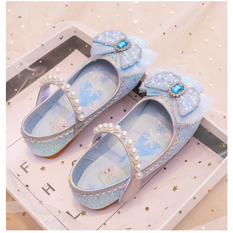 Giày công chúa Elsa búp bê cho bé gái 2-7 tuổi mẫu mới 2022