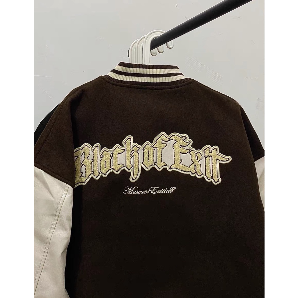 Áo khoác Varsity Black Of Exit 🔥