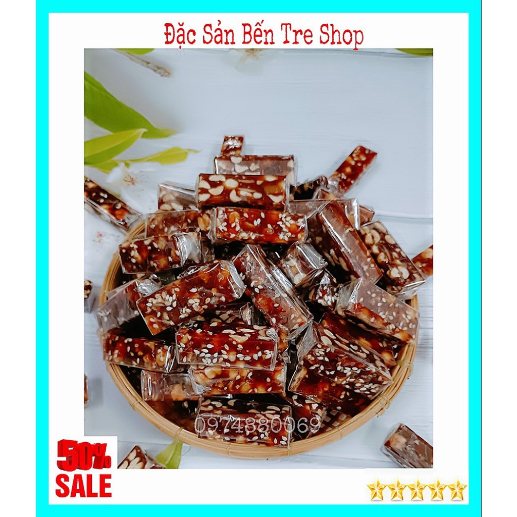 ( KẸO NGON) 100GR KẸO CHUỐI GỪNG BẾN TRE- ĐẶC SẢN BẾN TRE SHOP