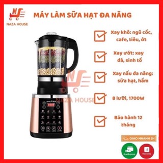 [xả lỗ ] máy làm sữa hạt AMOI máy xay nấu đa năng bột ăn dặm, xay bột khô, bào đá làm sinh tố 1900w bảo hành 12 tháng