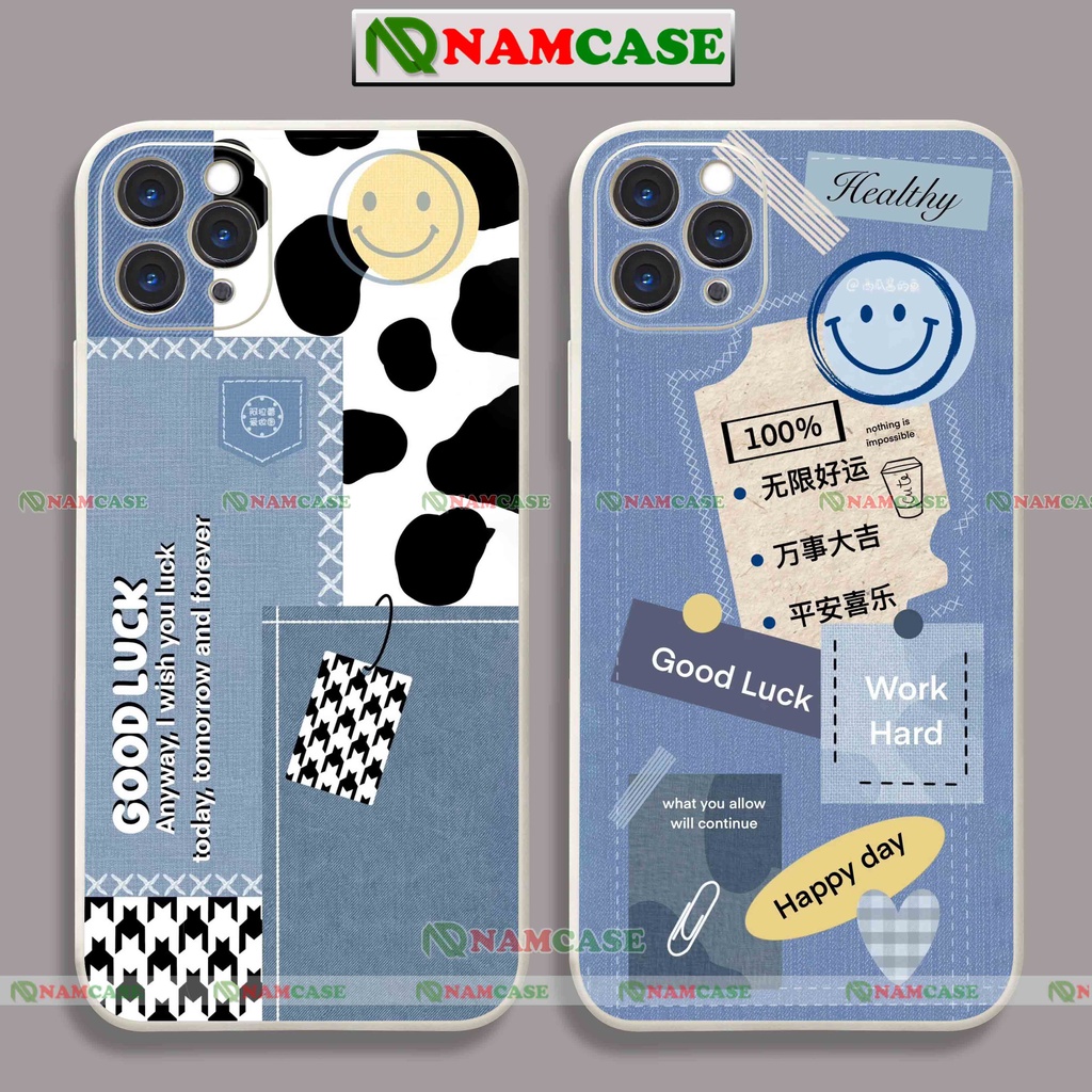 Ốp lưng điện thoại iPhone cạnh vuông cặp đôi hoạt hình cute dễ thương cho ip 6/6s/7/8/X/XS/XR/11/12/13/14 Pro Plus Max