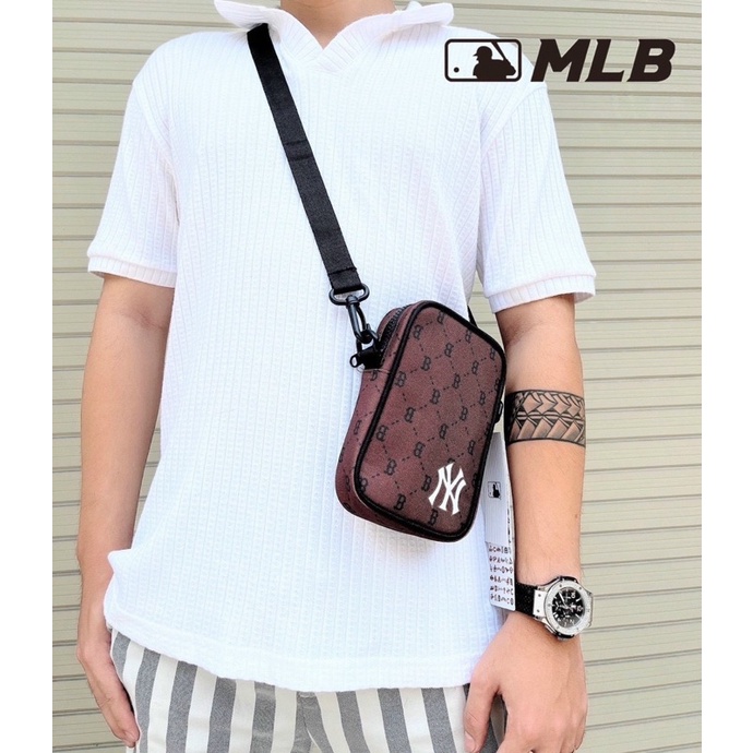 Túi đeo chéo MLB Mini Bag Monogram Bag Full Tag