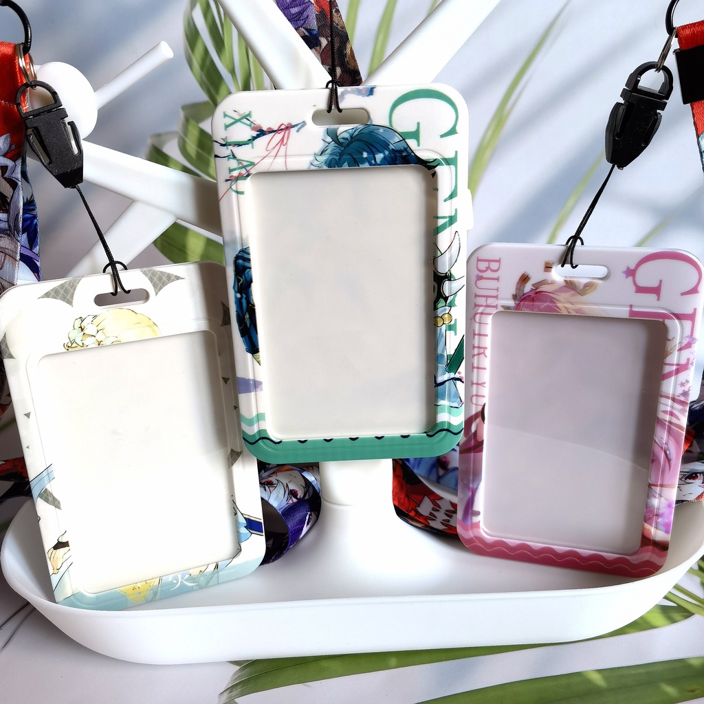 Móc Khóa Đựng Thẻ ID / Thẻ ID - Thẻ Game GENSHIN IMPACT Yanfei Yae Miko Keqing Klee Zongli Hộp đựng thẻ / Dây buộc thẻ