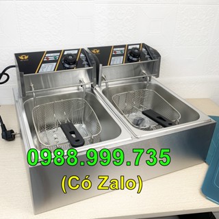Bếp chiên nhúng điện đôi - Bếp chiên ngập dầu Sunny