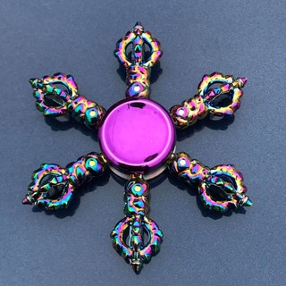 Con Quay Spinner Kim Loại 7 Màu Rainbow