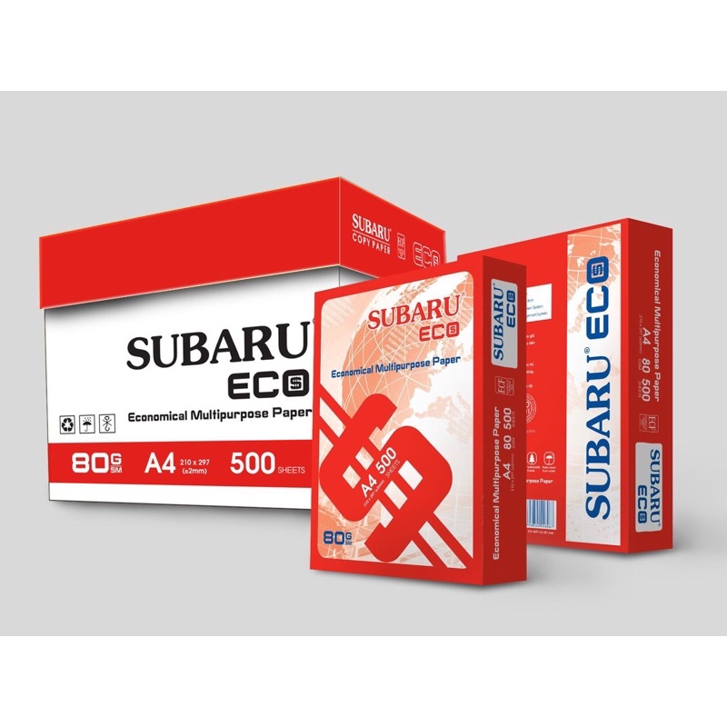 Giấy subaru A4 80gsm (1ram = 500 tờ )