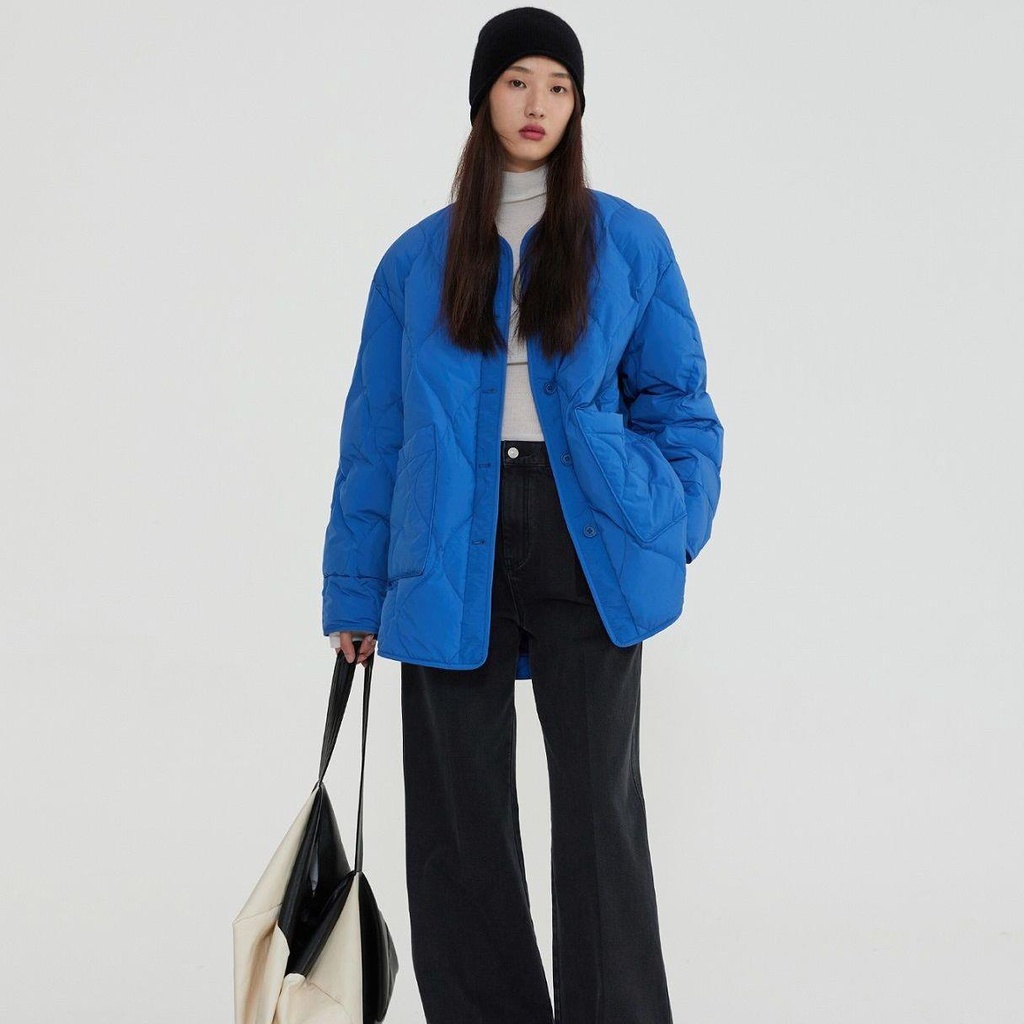 Áo Khoác Dáng Rộng Cổ Tròn Không Tay Thời Trang Thu Đông 2022