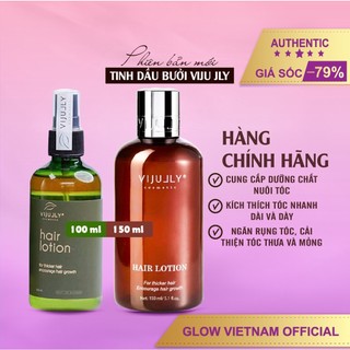 Tinh dầu bưởi giảm rụng tóc chính hãng 100% xịt bưởi Vijully phục hồi tóc- Glow Vietnam