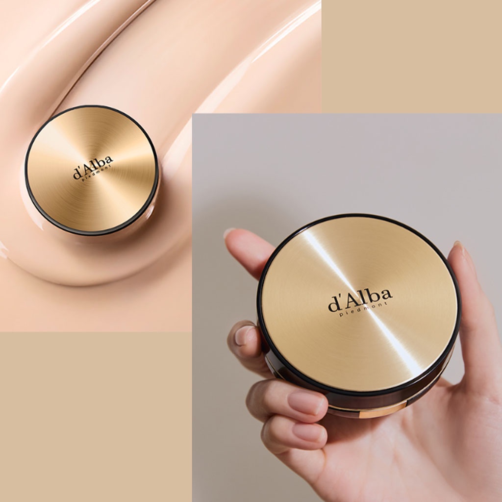 Bộ Sản Phẩm 4 Món Gồm Phấn Nước Và Vỏ Serum 15g + Bông Mút Trang Điểm DALBA