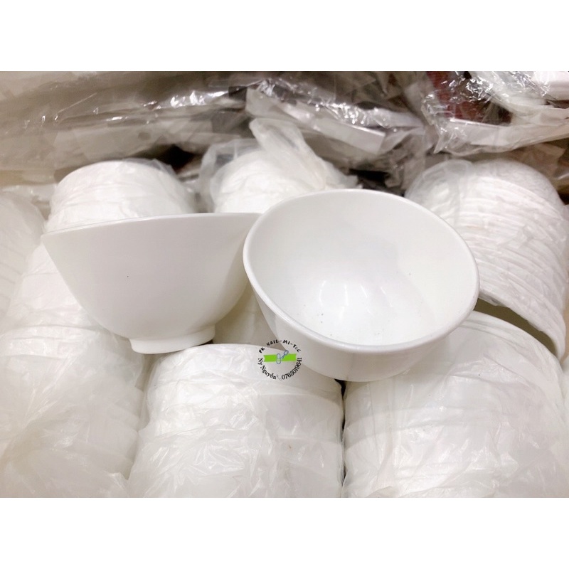 Chén dẻo silicon 459847 dùng để pha mặt nạ, nấu sáp wax lông…