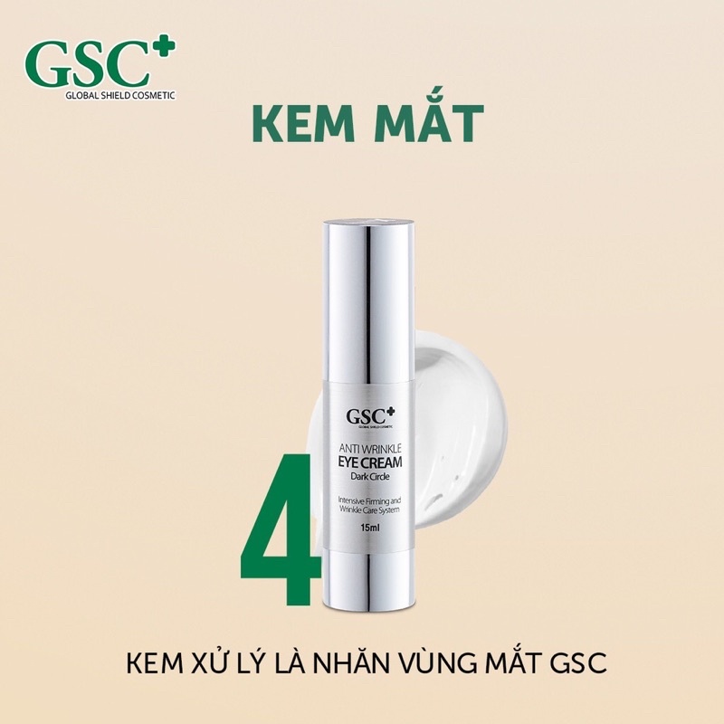 KEM XÓA THÂM LÀ NHĂN VÙNG MẮT GSC ANTI WRINKLE EYE CREAM 15ML