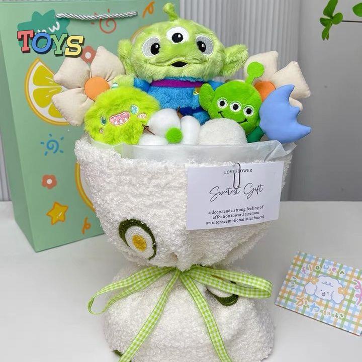 Bó Hoa Kirby Nhồi Bông Dễ Thương Dùng Làm Quà Tặng Cho Bạn Gái