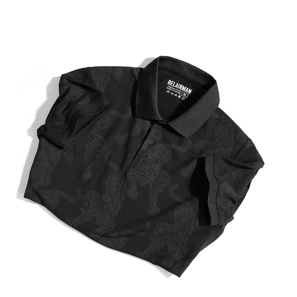 Áo Polo nam có cổ form regular tay ngắn TIGER PLIN0062 - BELAIRMAN