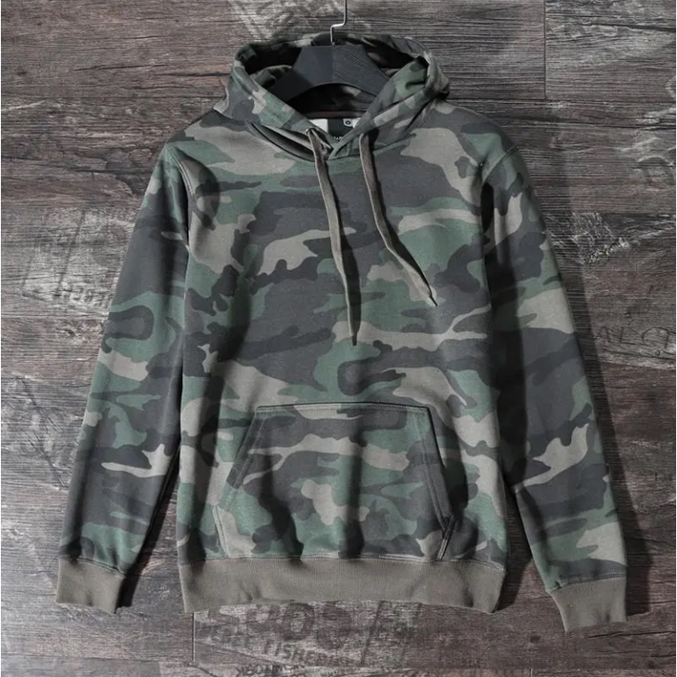 Áo Hoodie Nam Dài Tay Họa Tiết Rằn Ri Phong Cách Hong Kong