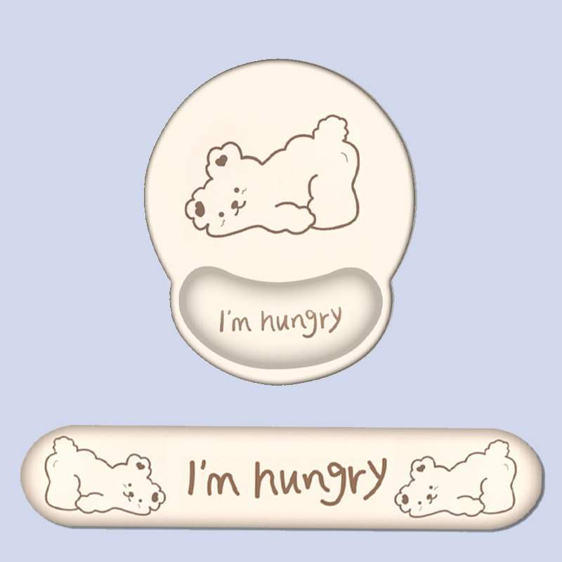 Miếng Lót Chuột Máy Tính Có Đệm Silicone Dày 3D Sáng Tạo