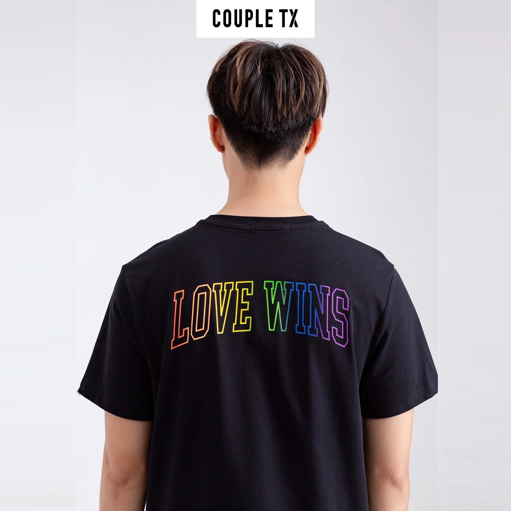 Áo Thun Unisex Nam Nữ Couple TX Love Wins MTS 1150