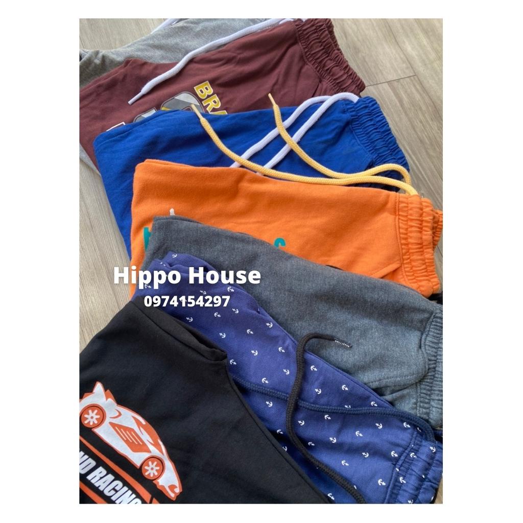 Quần Nỉ Da Cá Cotton Bé Trai Bé Gái Size Đại Nỉ Da Cá Xuất Dư Hippo House