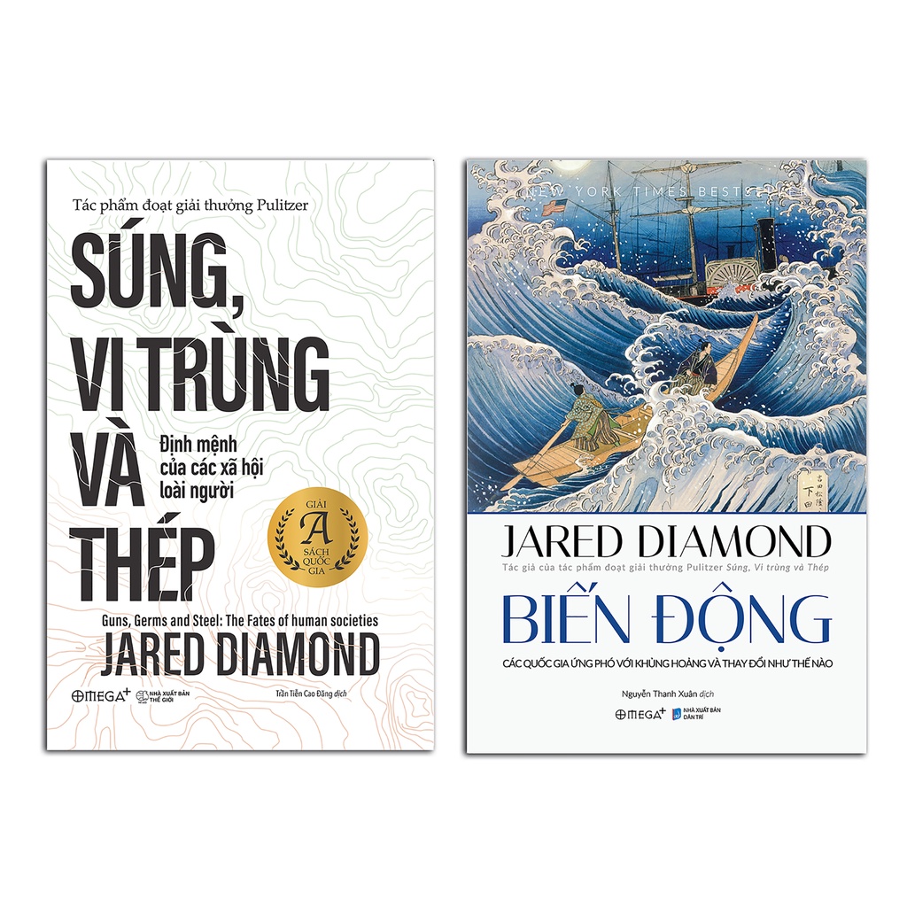 Sách - Biến Động + Súng Vi Trùng Và Thép ( Jared Diamond )