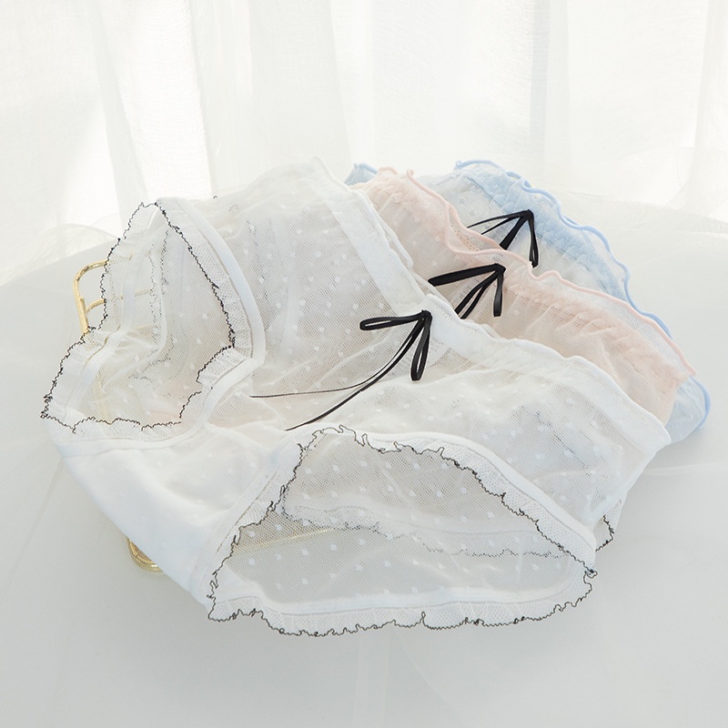 Quần lót nữ thun lạnh cạp đính nơ 360