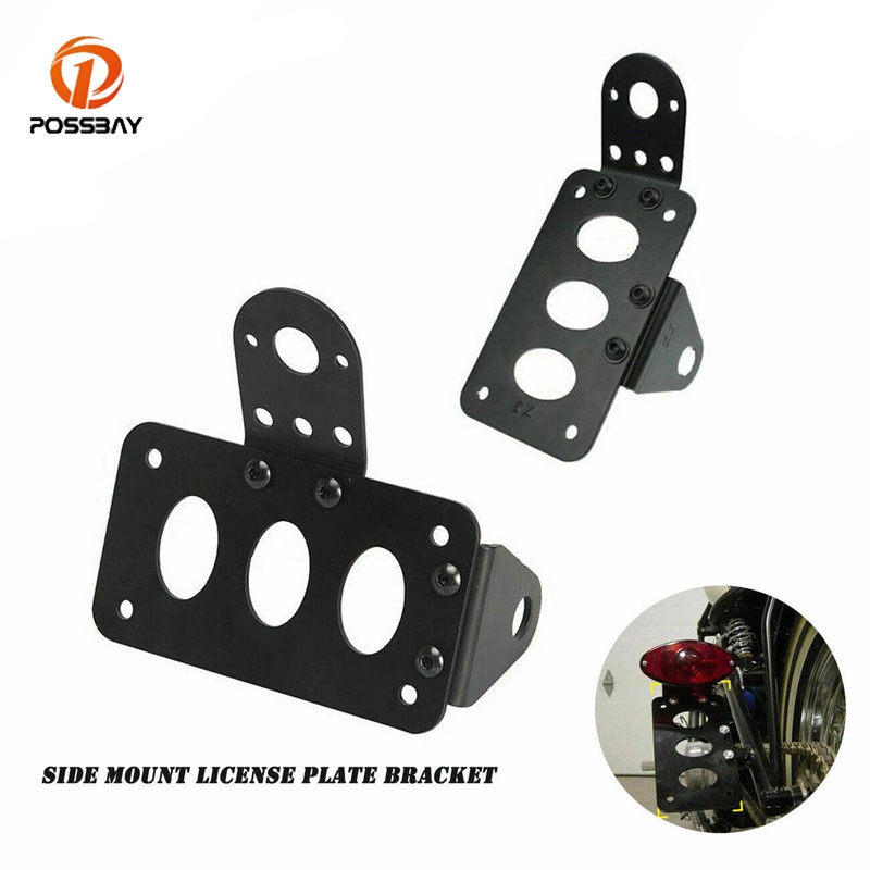 Giá Đỡ Biển Số Xe Mô Tô Harley Old Cruiser 7 / 8 "Bằng Kim Loại