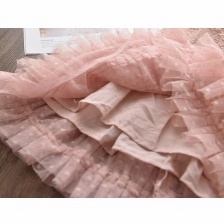 Đầm Công Chúa Phối Ren Lưới Thêu Hoa Xinh Xắn Thời Trang Mùa Hè Cho Bé Gái Thích hợp cho bé gái 2-6 tuổi