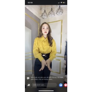 Áo sơ mi kiểu công sở xả