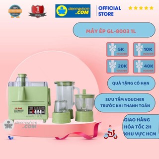 Máy ép đa năng Gali GL-8003 400W 1L nhập khẩu bảo hành chính hãng tem CR chứng nhận chất lượng hàng hóa nhập khẩu