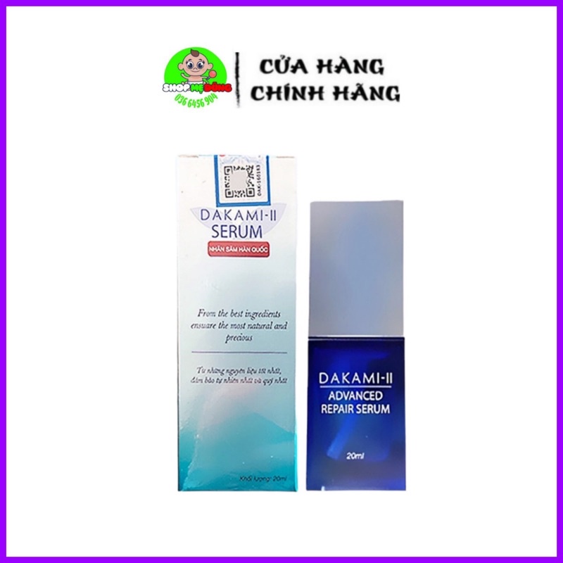 Serum Dakami 2, Gel Dưỡng trắng da, mờ thâm , công nghệ Hàn Quốc chính hãng 100%