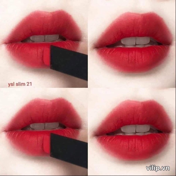 Son YSL Slim chính hãng, YSL Rouge Pur Couture The Slim, Son YSL màu 21, 1966, 28 đẹp nhất bảng màu