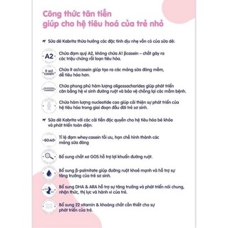 Sữa dê KABRITA Hà Lan số 3/800gr(24+ tháng/date 30/10/2025 )(100% HÀNG ĐẢM BẢO CHÍNH HÃNG)