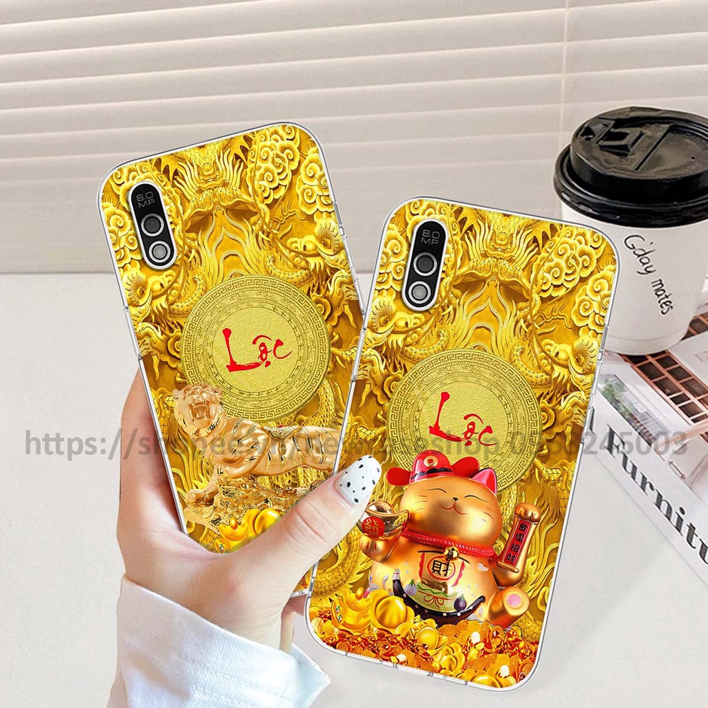 Ốp Vsmart Bee / Bee 3 in hình 12 Con Giáp Tài Lộc 3D