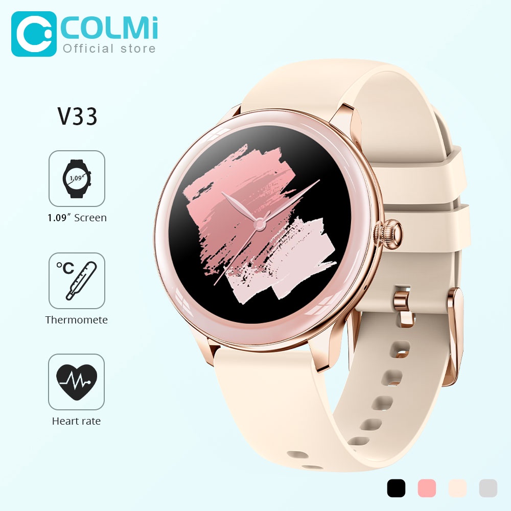 Đồng Hồ Thông Minh COLMI V33 Đo Nhịp Tim Chống Thấm Nước IP67 Kết Nối bluetooth Cho iOS Android Xiaomi