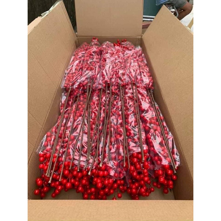 Cành hoa đào đông hàng cao cấp, 1 cành có 12 nhánh, 6 nhánh dùng cắm bình, trang trí nhà cửa