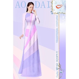 Vải may áo dài in 3D Lập Thể siêu xinh