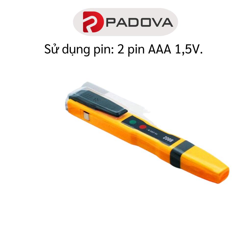 Bút Thử Điện Cảm Ứng Kỹ Thuật Số Xuyên Tường Có Đèn Báo Và Âm Thanh PADOVA 4688