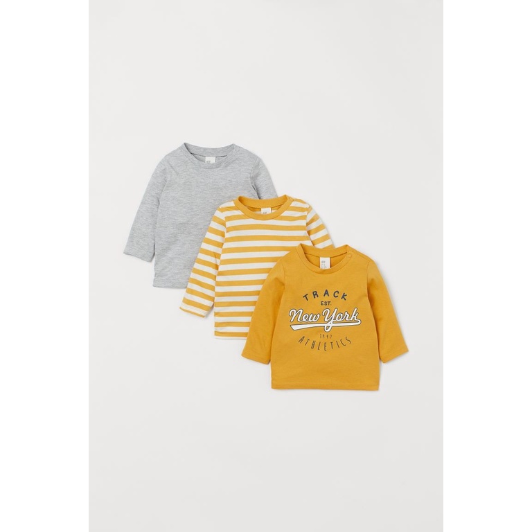 Set 2 áo dài tay best bro NYC HM H&M sz 12-18, 18-24m_hàng chính hãng authentic