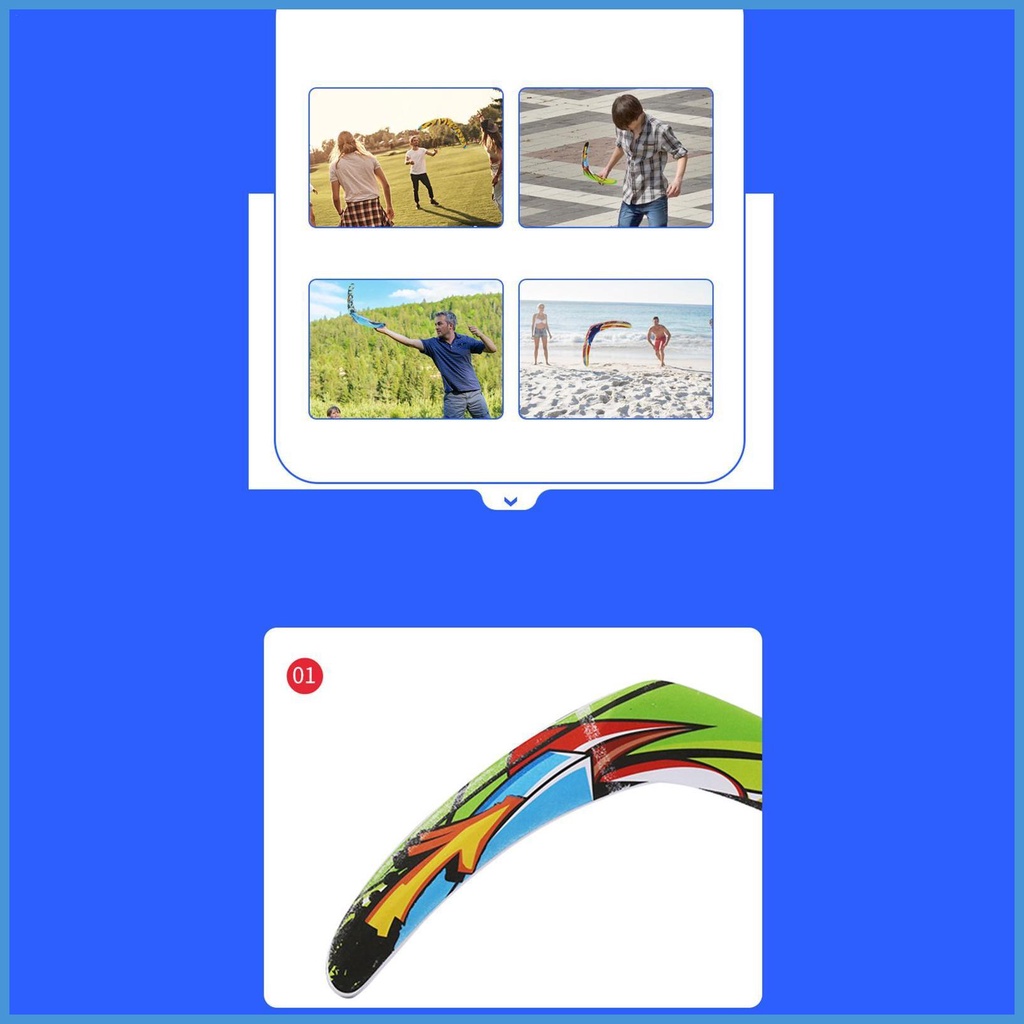 Boomerangs Đồ Chơi Xốp EVA Không Phai Màu Chống Rơi Dành Cho Trẻ Em