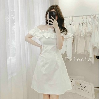 đầm trễ vai bèo