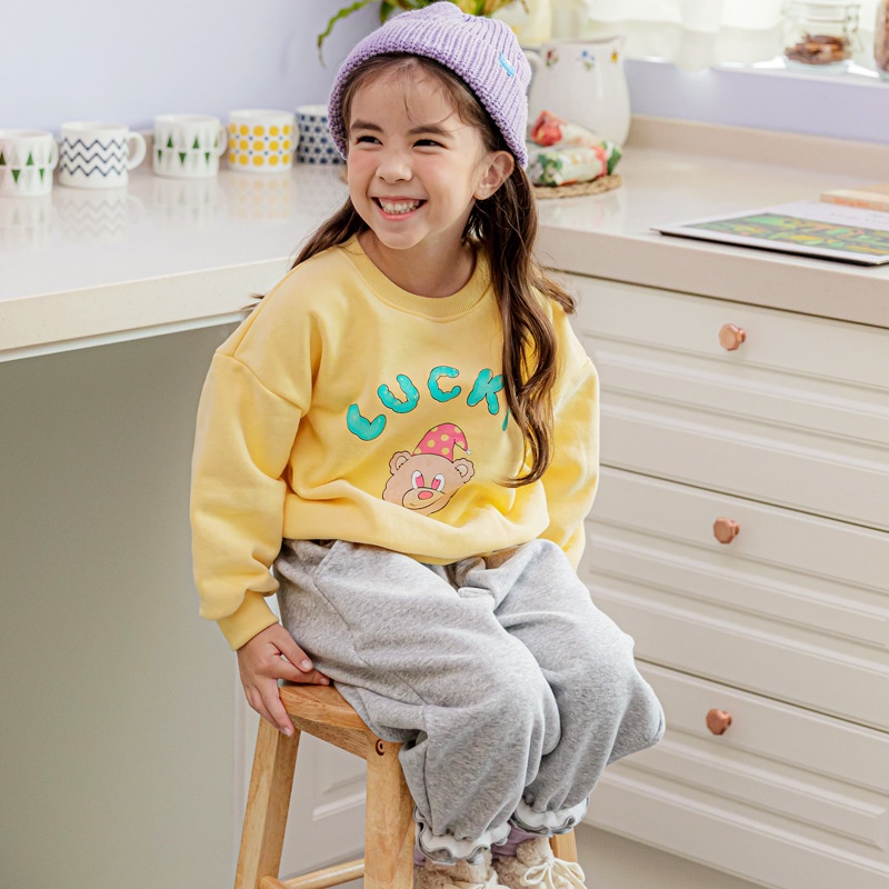 Áo nỉ lót bông Bebezoo cho bé hình hoạt hình BEB4TS208