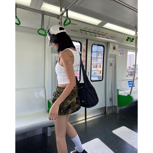 CAMO POCKET SKIRT - VÁY LÍNH LƯNG THẤP SXINVASION