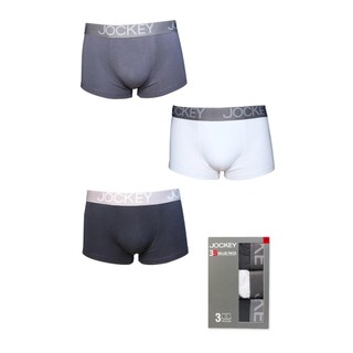 Hộp 3 quần lót Trunk nam Jockey Cotton 4C trơn - J275