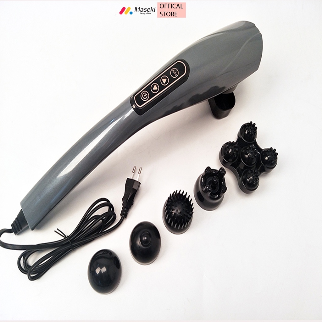 Máy đấm lưng massage cầm tay 6 đầu thay thế phiên bản cao cấp nhất 2022, BẢO HÀNH 12 THÁNG