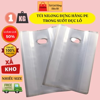 [RẺ VÔ ĐỊCH] 💥 0,5kg - 1kg Túi Gói Hàng Tuinilon Trong Suốt Nilong PE Hột Xoài - Túi Ni Lông Đựng Quần Áo Giày Dép 💥