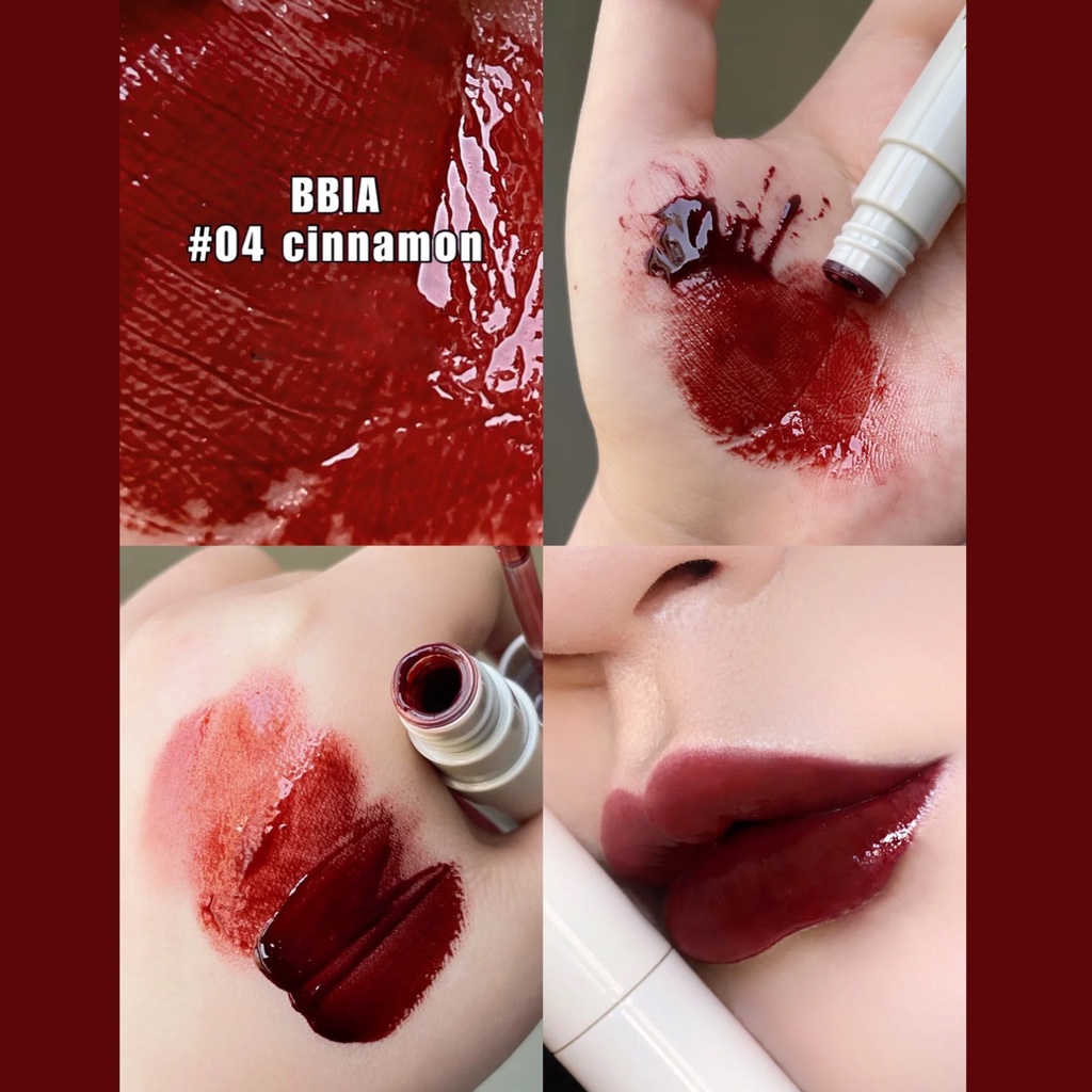 Son kem bóng BBIA căng mọng lâu trôi Glow Lip Tint 04 cinnamon BBIA04