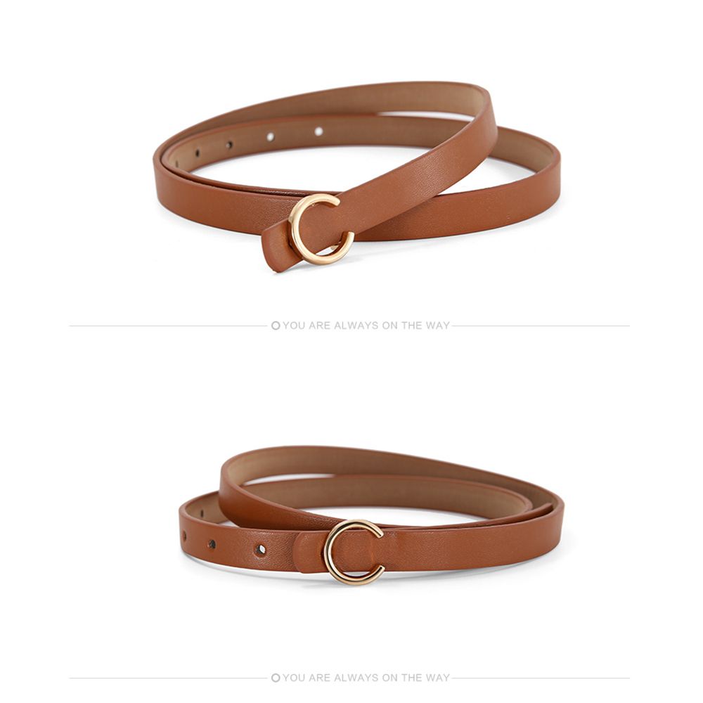 SmileFairyCC【COD &amp; Hàng Có Sẵn】Thắt Lưng Hình Chữ C Ulzzang Ngọt Ngào Chất Lượng Tốt Thời Trang Mỗi Ngày Cho Nữ