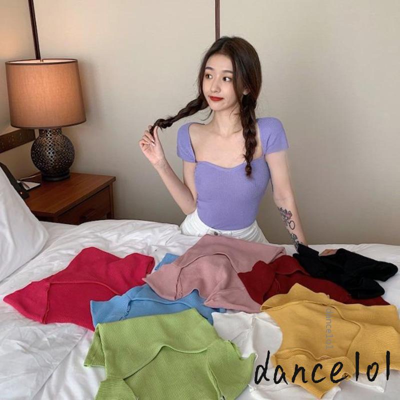 Áo Thun Nữ Tay Ngắn Khiêu Vũ 1O1- Thời Trang Mùa Hè Gợi Cảm