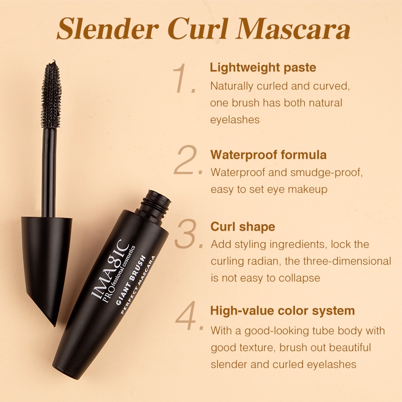 Mascara IMAGIC nhanh khô chống thấm nước lâu trôi 33g