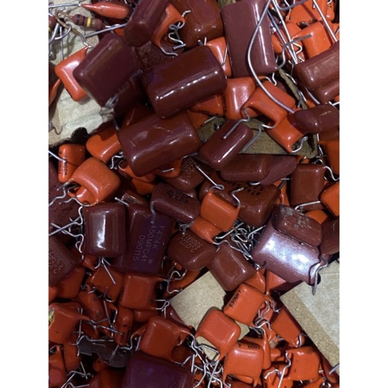 Tụ mới cắt chân thanh lí công ty 25v 35v 50v 400v 450v 500v